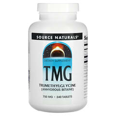 Source Naturals, TMG, 750 mg, 240 Tablets