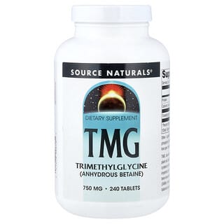 Source Naturals, TMG, 240 tabletter