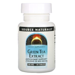 Source Naturals, Grüntee-Extrakt, 100 mg, 60 Tabletten