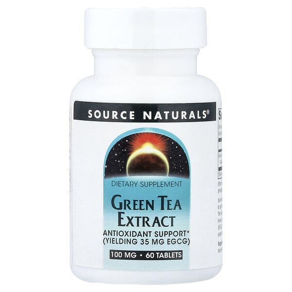 Source Naturals, 綠茶提取物，100 毫克，60 片