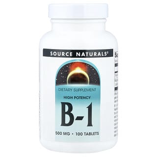 Source Naturals, High Potency B-1、タブレット100粒