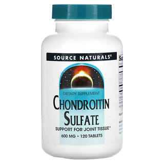 Source Naturals, Хондроитинсульфат, 600 мг, 120 таблеток