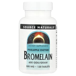 Source Naturals, Bromelain , 500 mg, 120 Tablets