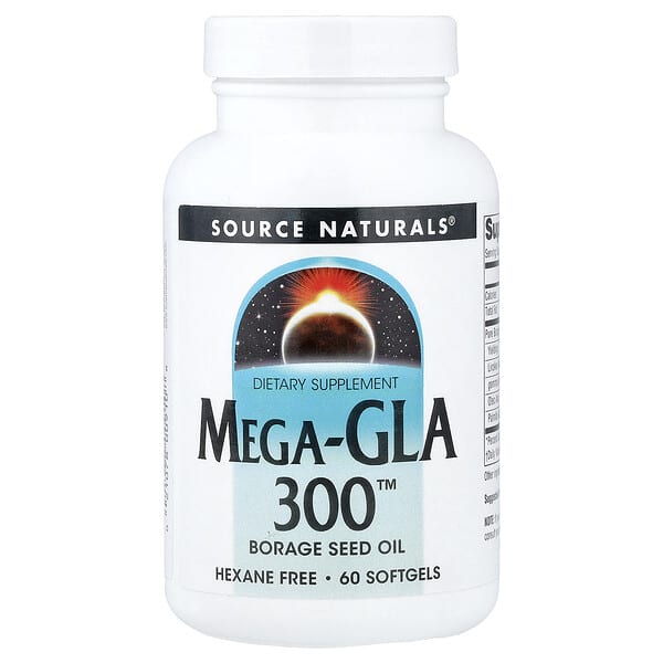 سورس ناتورالز‏, Mega-GLA 300 ™ ، 60 كبسولة هلامية