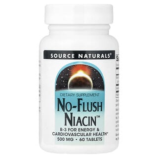 Source Naturals, No-Flush Niacine™, 60 tabletten