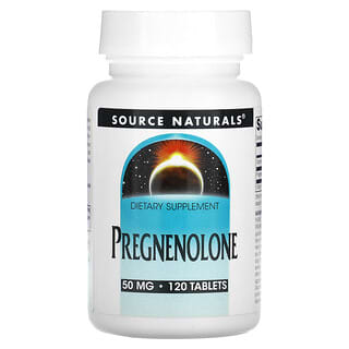 Source Naturals, Pregnenolona, 50 mg, 120 comprimidos