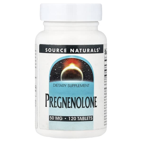 Source Naturals, прегненолон, 250 мг, 120 таблеток
