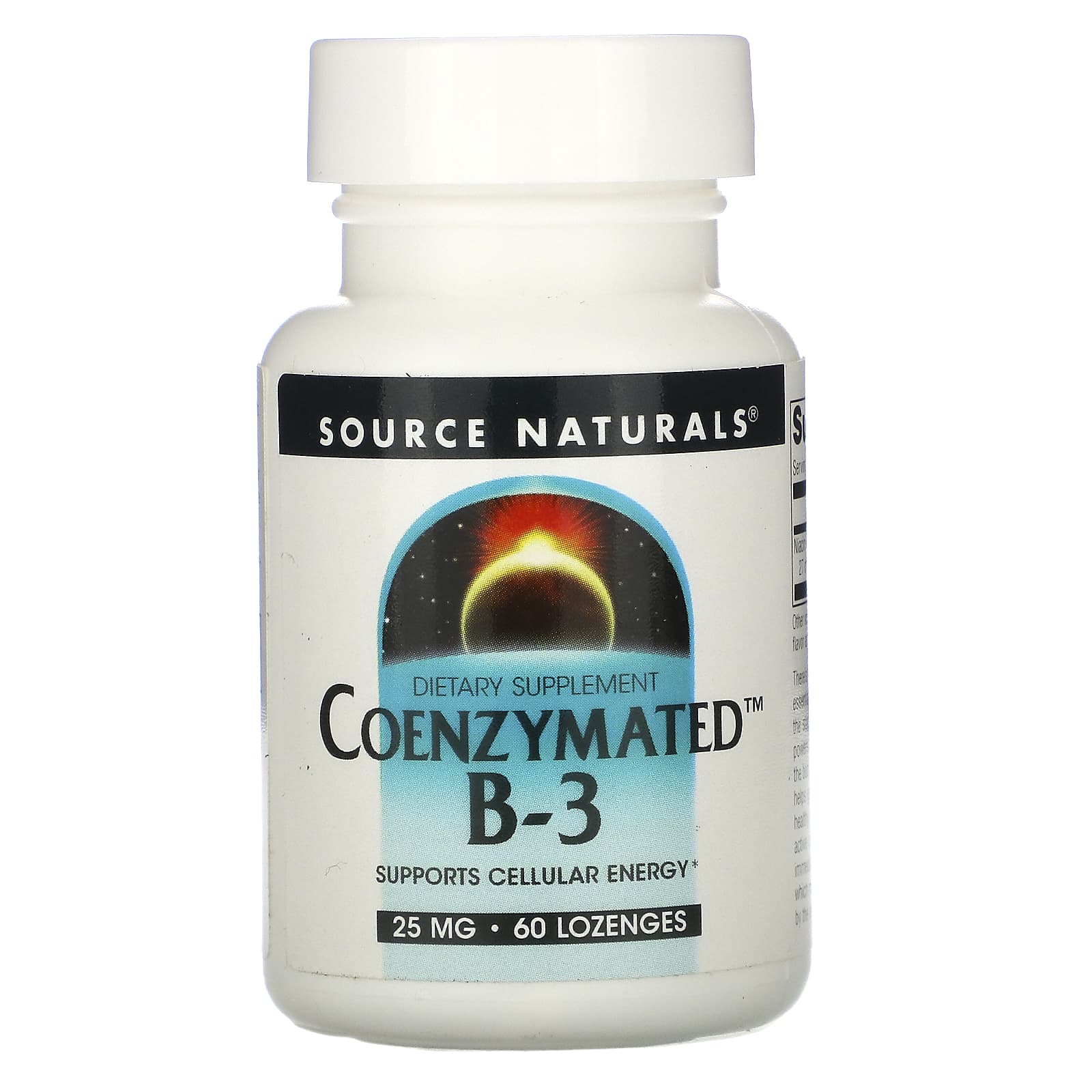 Source Naturals, Coenzymated B-3, 25 Mg, 60 Lozenges