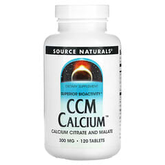 Source Naturals, CCM Calcium, 300 mg, 120 Tablets