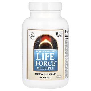 Source Naturals, Life Force Multiple, No Iron, 60 Tablets