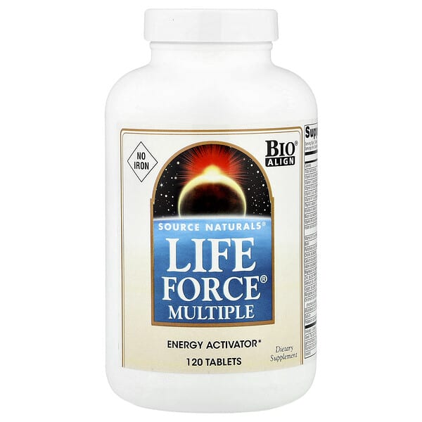Life Force Multiple®, No Iron, 120 Tablets