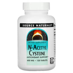 Source Naturals, N-ацетил цистеїн, 600 мг, 120 таблеток