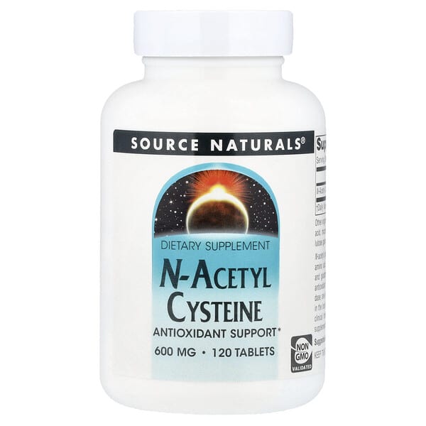 Source Naturals, N-Acetyl Cysteine, 600 mg, 120 Tablets