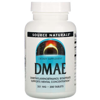 Source Naturals, DMAE, 351 mg, 200 Tablets
