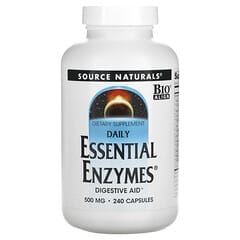 Source Naturals, Daily Essential Enzyme, 500 mg, 240 Kapseln
