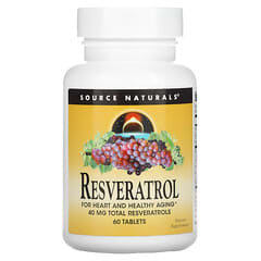 Source Naturals, Resveratrol, 60 Tabletas