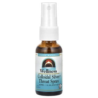 Source Naturals, Wellness, Spray para Garganta Colloidal Silver™, 29,57 ml (1 fl oz)