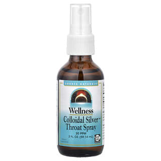 Source Naturals, 健康，胶体银喉咙喷雾，30 PPM，2 液量盎司（59.14 毫升）（每 0.6 毫升 30 PPM）