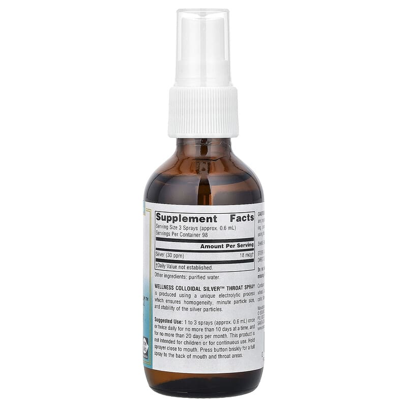 Wellness Colloidal Silver™（ウェルネス コロイダル シルバー）Throat