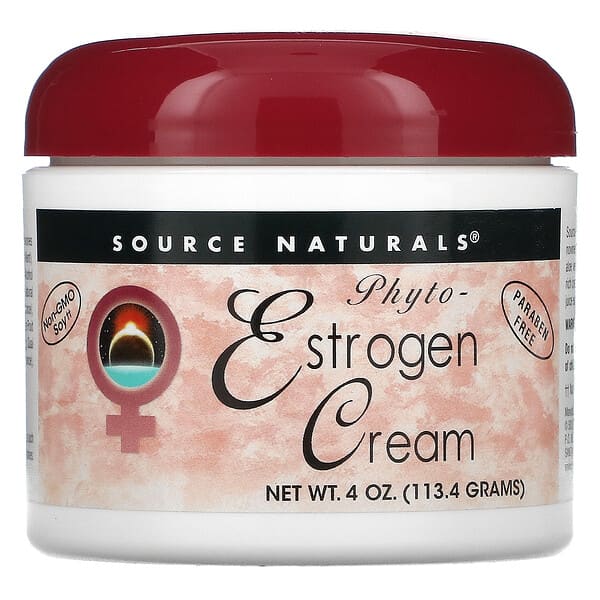 Source Naturals, Phyto-Estrogen Cream, Phyto-Östrogen-Creme, 113,4 g (4 oz.)