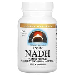 Source Naturals, ENADA NADH, 5 mg, 30 粒