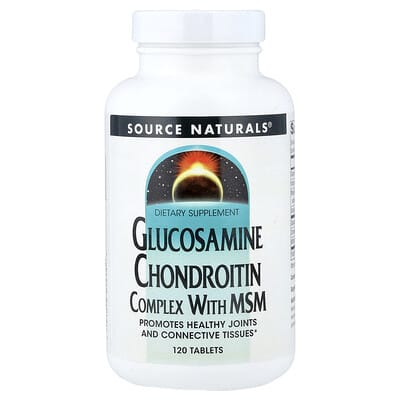 Source Naturals, Glucosamine Chondroitin Complex with MSM, 120 Tablets