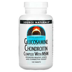 Source Naturals, Complejo de glucosamina y condroitina con MSM, 120 comprimidos