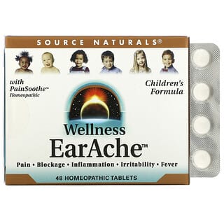 Source Naturals, Bienestar, dolor de oídos, 48 tabletas homeopáticas