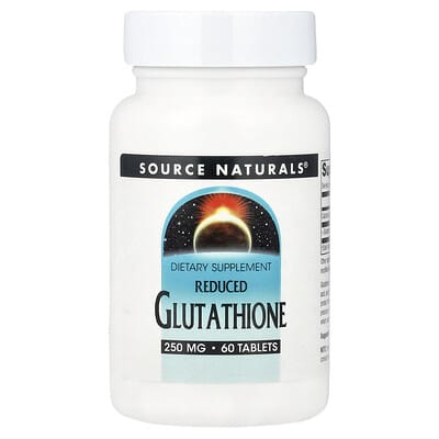 Source Naturals, Reduced Glutathione, 250 mg, 60 Tablets