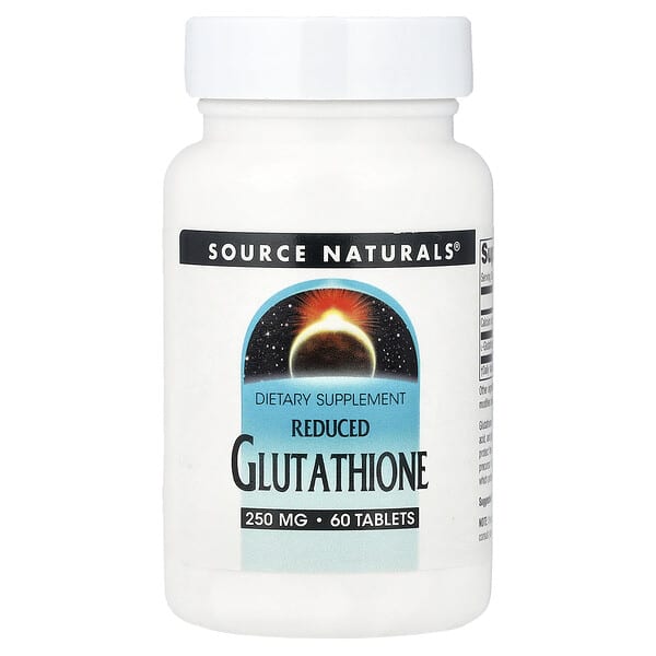 Source Naturals, Reduced Glutathione, 60 Tablets