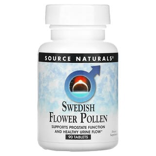 Source Naturals, шведская цветочная пыльца, 90 таблеток