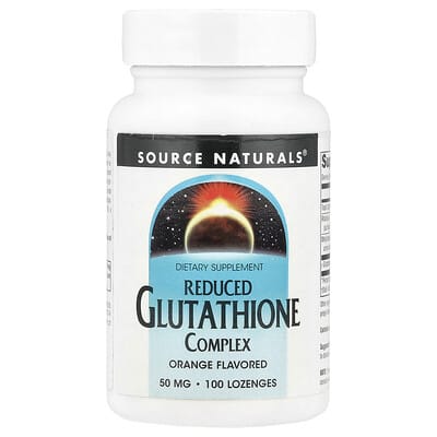 Source Naturals, Reduced Glutathione Complex, Orange, 100 Lozenges