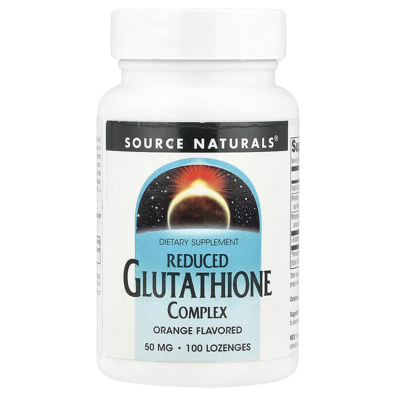 Reduced Glutathione Complex, Orange, 100 Lozenges