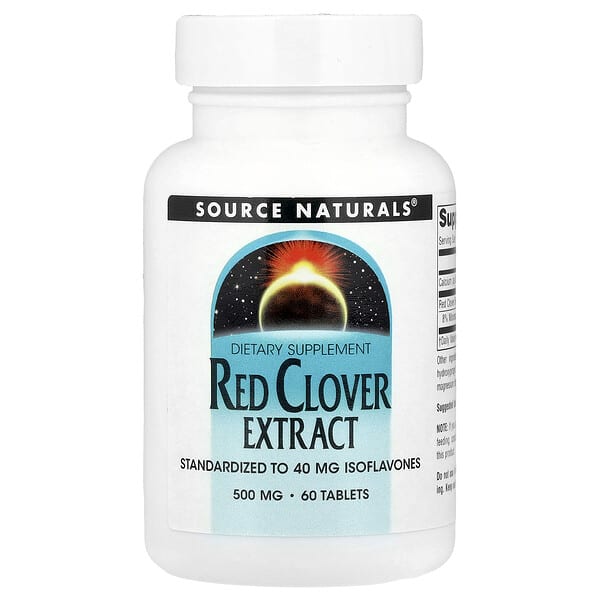 Source Naturals, Red Clover Extract, 60 Tablets