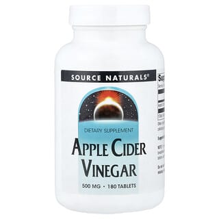 Source Naturals, Aceto di mele, 500 mg, 180 compresse