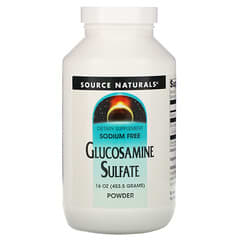 Source Naturals, Glucosamine Sulfate Powder, Sodium Free, 16 oz (453.6 g)