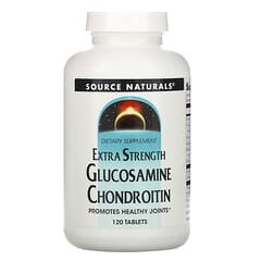 Source Naturals, Glucosamine Chondroitin, Extra Strength, 120 Tablets