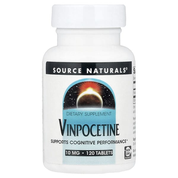 Vinpocetine, 10 mg, 120 Tablets