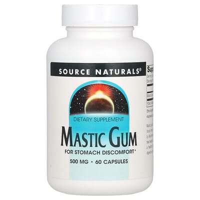 Source Naturals, Mastic Gum, 500 mg, 60 Capsules