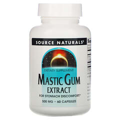 Source Naturals, Extrait de gomme de mastic, 500 mg, 60 capsules