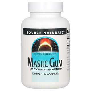 Source Naturals, мастиковая смола, 500 мг, 60 капсул (250 мг в 1 капсуле)