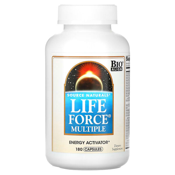 Source Naturals, Life Force Multiple, 180 капсул