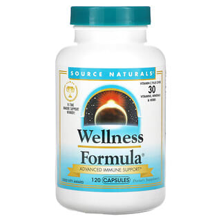 Source Naturals, Wellness Formula, улучшенная иммунная поддержка, 120 капсул