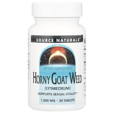 Source Naturals, Epimedium, 1000 mcg, 30 Tablets