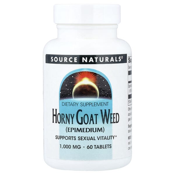Source Naturals, 음양곽, 1,000mg, 60정