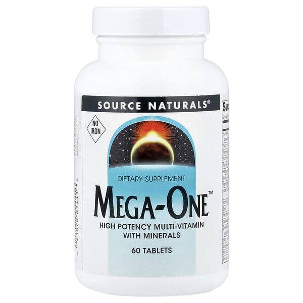 Mega-One™, No Iron, 60 Tablets