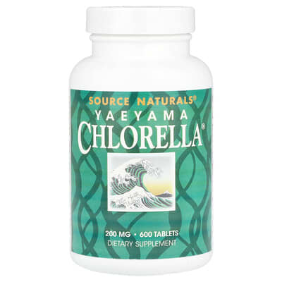 Source Naturals, Yaeyama Chlorella®, 600 Tablets (20 mg Each Tablet)