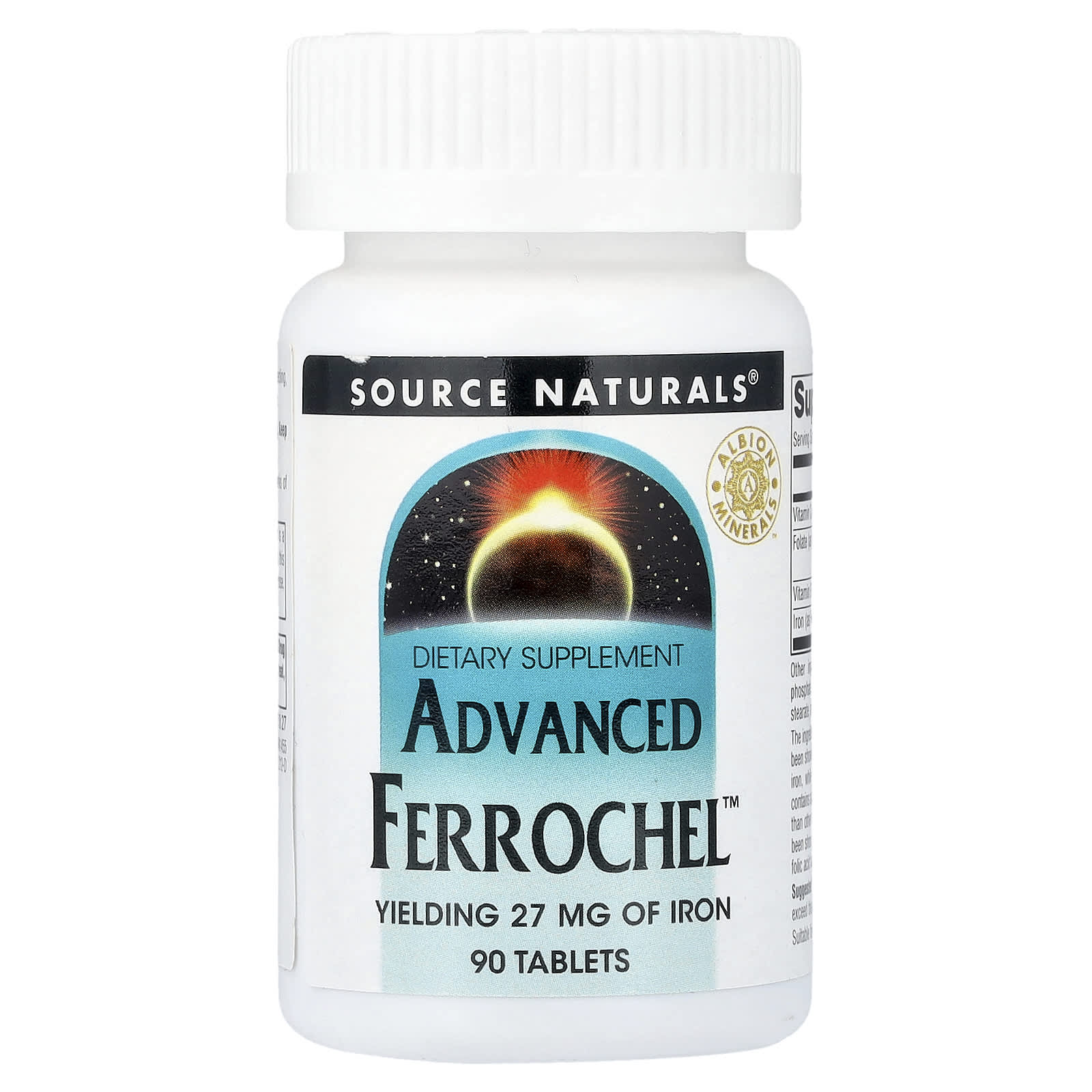 Source Naturals, Advanced Ferrochel™, 90 таблеток