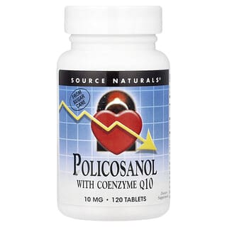 Source Naturals, Policosanol With Coenzyme Q10, 120 Tablets