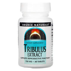 Source Naturals, Tribulus, 750 mg, 60 Tablets
